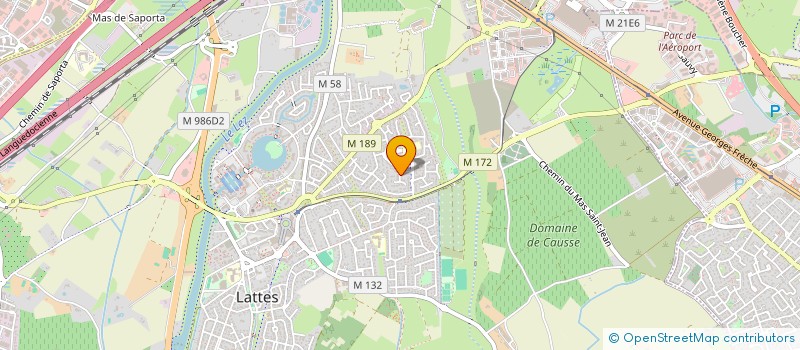 localisation de l'entreprise MADAME ELODIE UBACH à LATTES