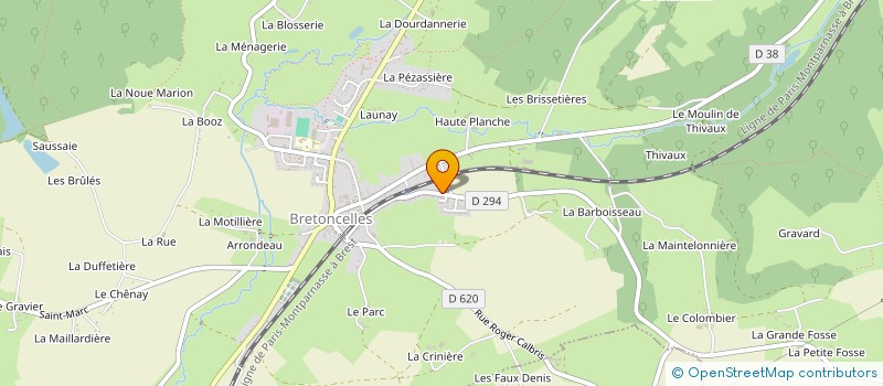 localisation de l'entreprise MADAME ELODIE ULLIAC à BRETONCELLES