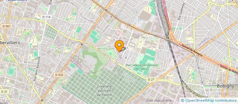 localisation de l'entreprise MADAME ELODIE URIE à BOBIGNY