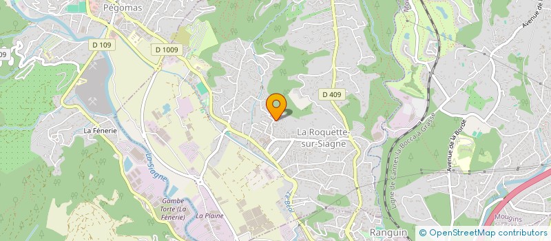 localisation de l'entreprise MADAME ELODIE VACHER-MURAOUR à LA ROQUETTE-SUR-SIAGNE