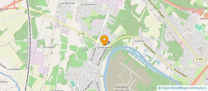 localisation de l'entreprise MADAME ELODIE VALENTIN à FLEAC