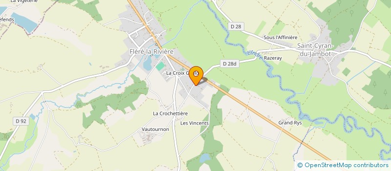 localisation de l'entreprise MADAME ELODIE VALENTIN à FLERE-LA-RIVIERE