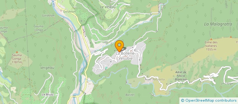 localisation de l'entreprise MADAME ELODIE VALERO  LA BOLLENE-VESUBIE