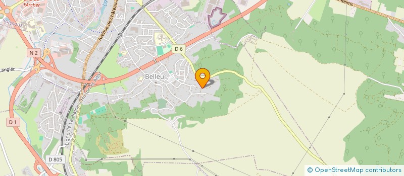 localisation de l'entreprise MADAME ELODIE VALET  BELLEU