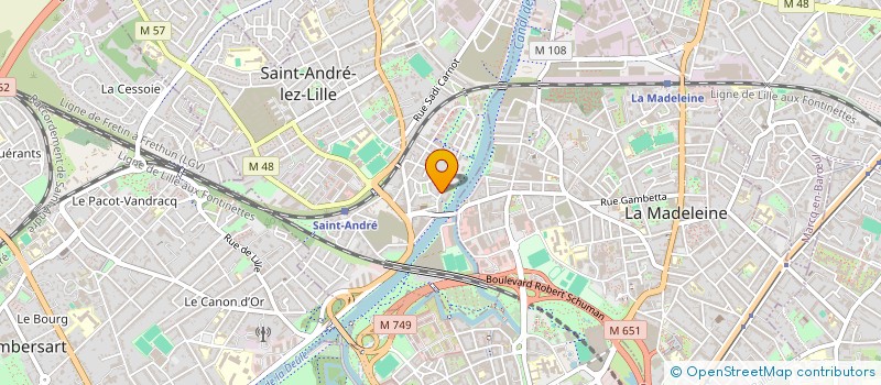 localisation de l'entreprise MADAME ELODIE VANDENBESSELAER à SAINT-ANDRE-LEZ-LILLE