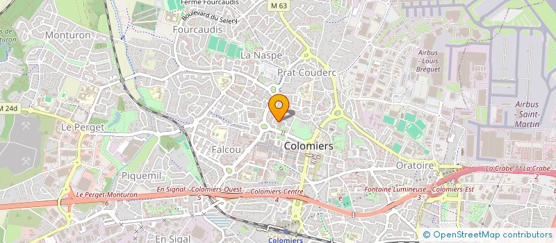 localisation de l'entreprise MADAME ELODIE VARET à COLOMIERS