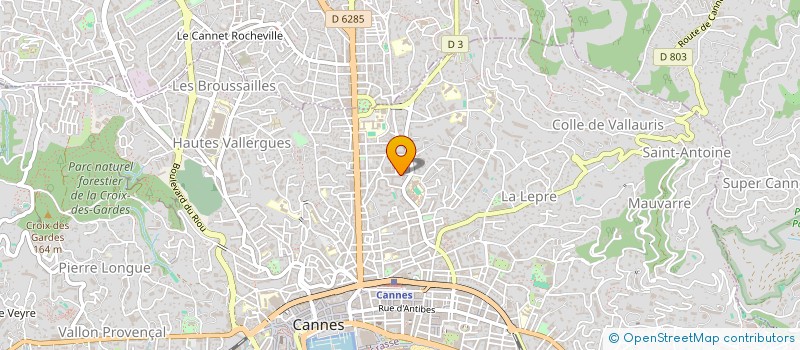 localisation de l'entreprise MADAME ELODIE VARLETTE  CANNES