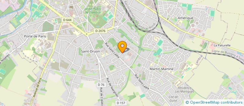 localisation de l'entreprise MADAME ELODIE VARLOT  CAMBRAI