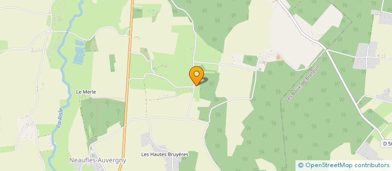 localisation de l'entreprise MADAME ELODIE VASSE  NEAUFLES-AUVERGNY