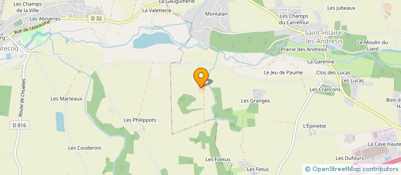 localisation de l'entreprise MADAME ELODIE VASSEUR à SAINT-HILAIRE-LES-ANDRESIS