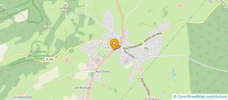 localisation de l'entreprise MADAME ELODIE VAUTHIER  LE RUSSEY