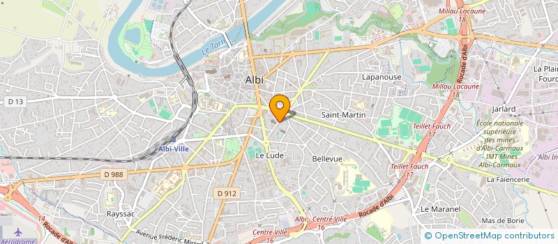 localisation de l'entreprise MADAME ELODIE VEDIE à ALBI