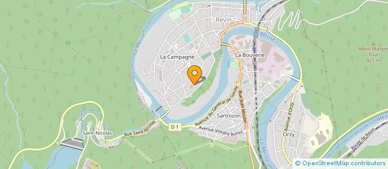 localisation de l'entreprise MADAME ELODIE VEDRENNES  REVIN