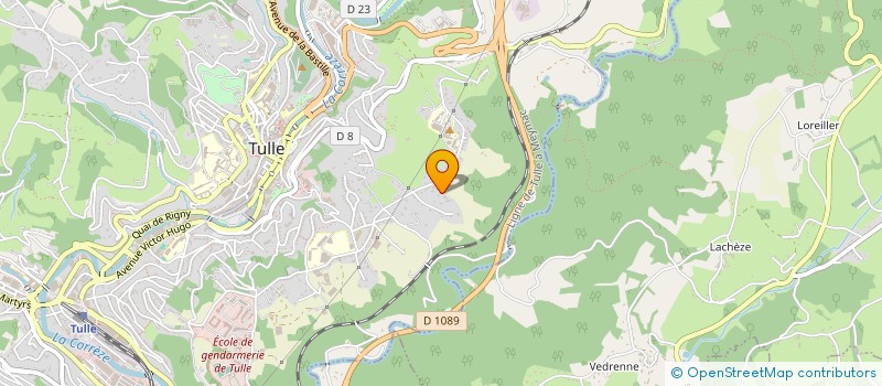 localisation de l'entreprise MADAME ELODIE VENTEJOUX  TULLE