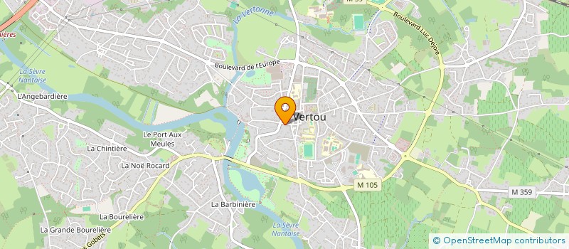 localisation de l'entreprise MADAME ELODIE VERDAN  VERTOU