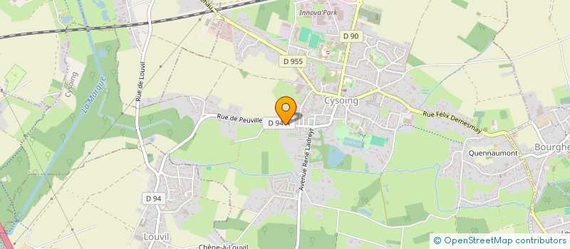 localisation de l'entreprise MADAME ELODIE VERGNE à CYSOING