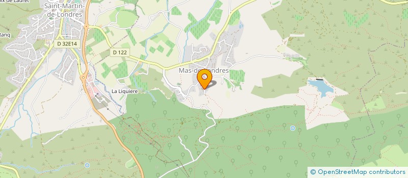 localisation de l'entreprise MADAME ELODIE VERGNES  MAS-DE-LONDRES