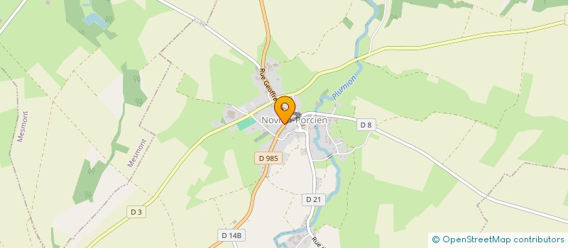 localisation de l'entreprise MADAME ELODIE VERMEULEN  NOVION-PORCIEN