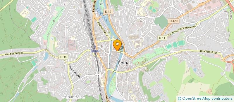 localisation de l'entreprise MADAME ELODIE VERNIER à EPINAL