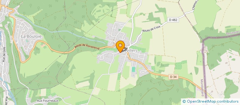 localisation de l'entreprise MADAME ELODIE VERNIER  ABBEVILLERS