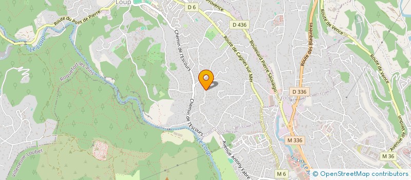 localisation de l'entreprise MADAME ELODIE VIAL à LA COLLE-SUR-LOUP