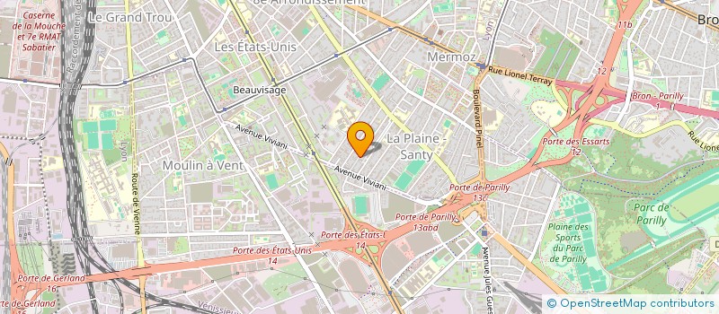 localisation de l'entreprise MADAME ELODIE VIALLE  LYON