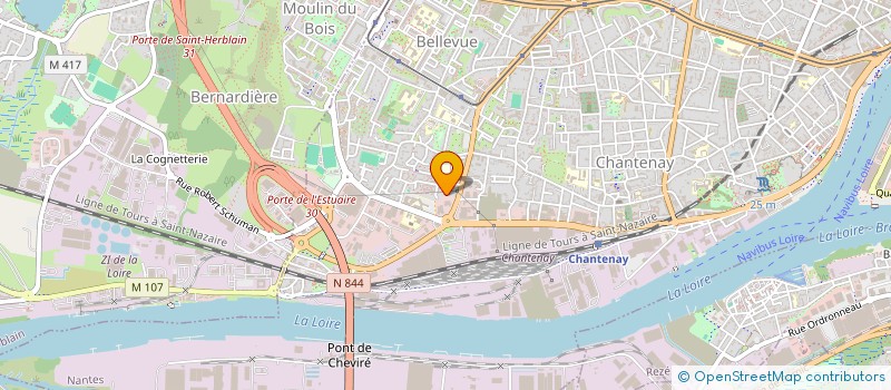 localisation de l'entreprise MADAME ELODIE VIGNERON à NANTES