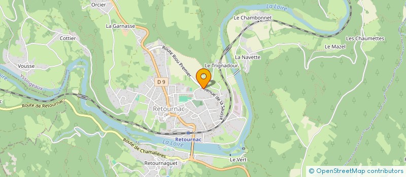 localisation de l'entreprise MADAME ELODIE VIGNOLI  RETOURNAC