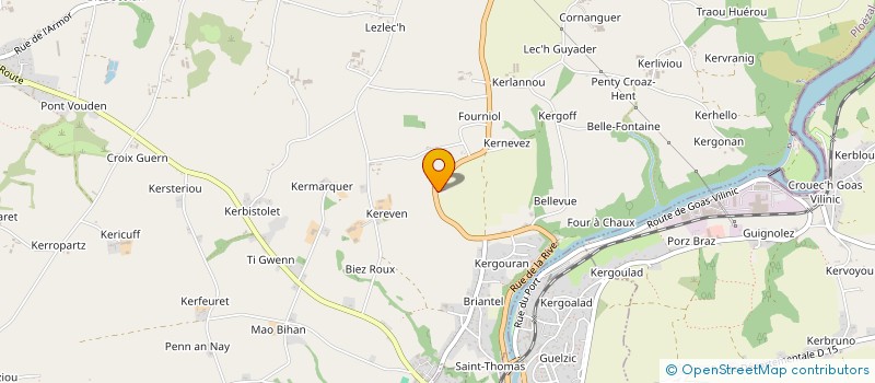 localisation de l'entreprise MADAME ELODIE VIGNON  PLOEZAL