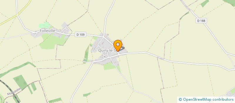 localisation de l'entreprise MADAME ELODIE VILAIN  QUIRY-LE-SEC