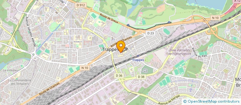 localisation de l'entreprise MADAME ELODIE VILLARDRY  TRAPPES