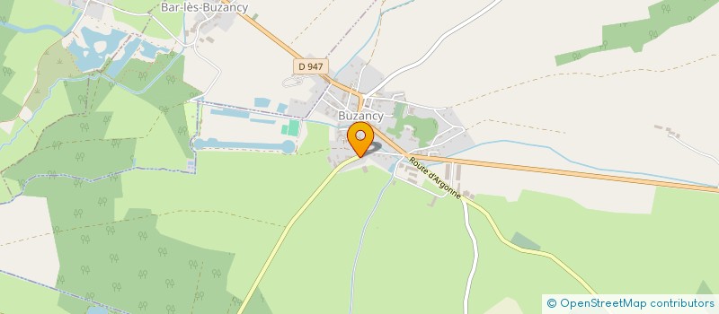 localisation de l'entreprise MADAME ELODIE VINCART  BUZANCY