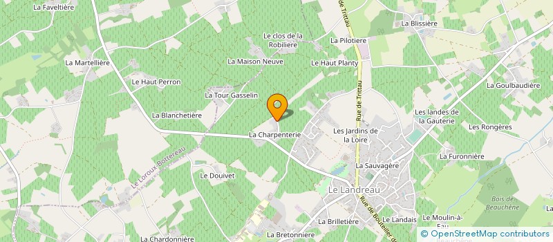 localisation de l'entreprise MADAME ELODIE VINCE à MONTREVAULT-SUR-EVRE