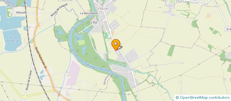 localisation de l'entreprise MADAME ELODIE VORAVONG  GREPIAC