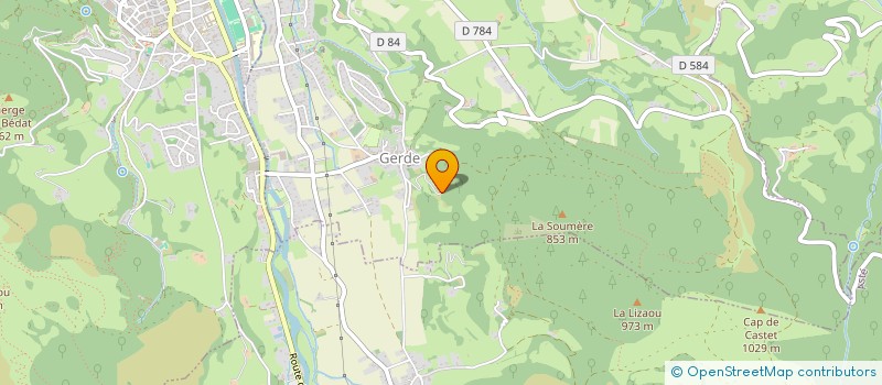 localisation de l'entreprise MADAME ELODIE WAEGEBAEART  GERDE