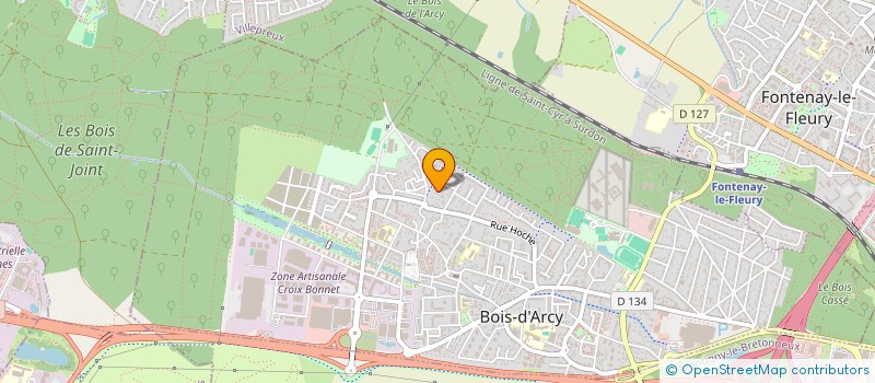 localisation de l'entreprise MADAME ELODIE WALBRECQ  BOIS-D'ARCY