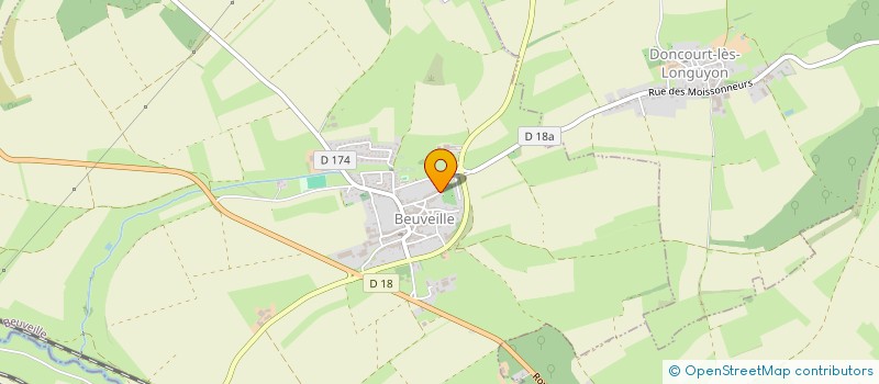 localisation de l'entreprise MADAME ELODIE WARNIMONT  BEUVEILLE