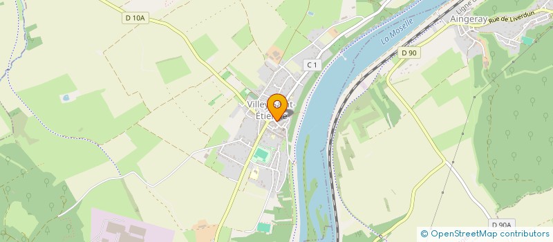 localisation de l'entreprise MADAME ELODIE WEBER  VILLEY-SAINT-ETIENNE