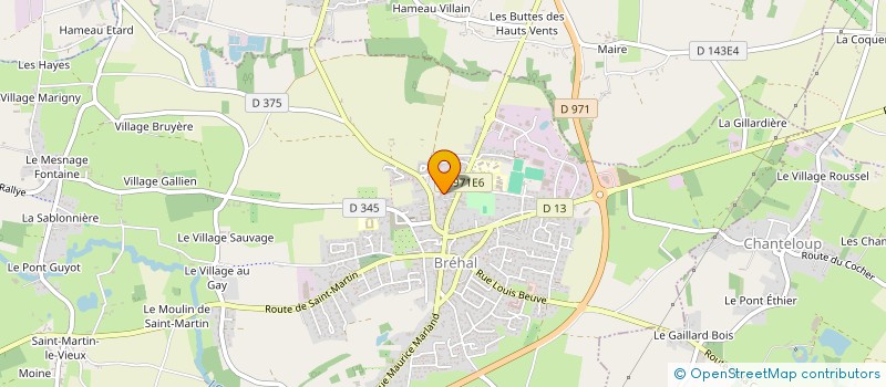 localisation de l'entreprise MADAME ELODIE WEISS  BREHAL