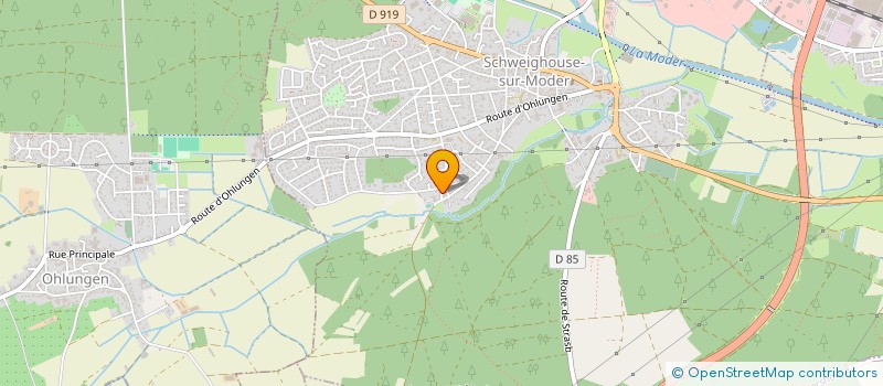 localisation de l'entreprise MADAME ELODIE WENDLING  SCHWEIGHOUSE-SUR-MODER