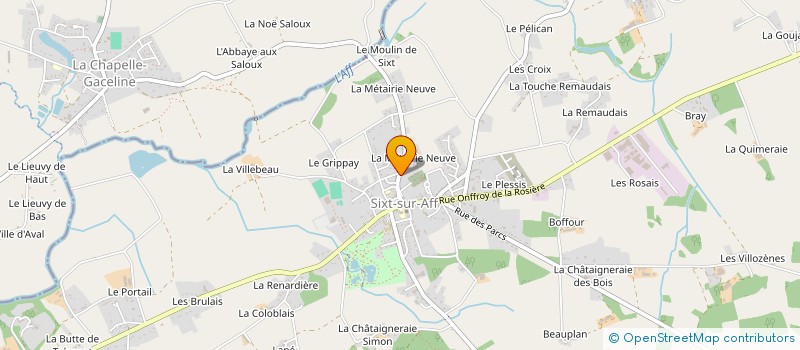 localisation de l'entreprise MADAME ELODIE WERSAND  SIXT-SUR-AFF