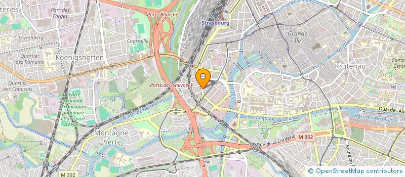 localisation de l'entreprise MADAME ELODIE WINTER  STRASBOURG