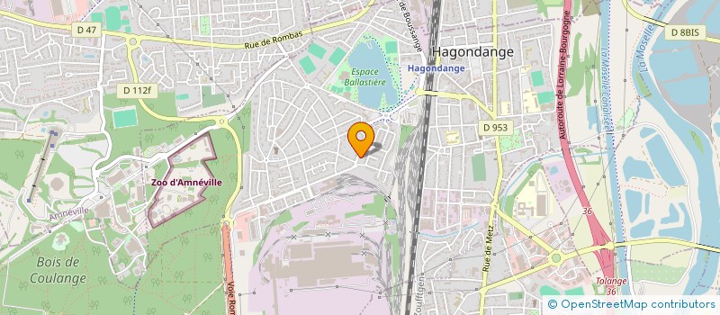 localisation de l'entreprise MADAME ELODIE WIRTZ  ROMBAS