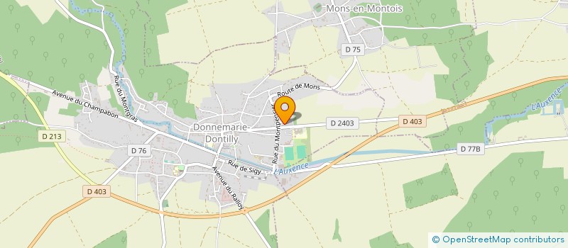 localisation de l'entreprise MADAME ELODIE XIONG  LA CHAPELLE-DES-FOUGERETZ