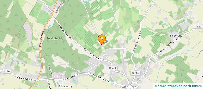 localisation de l'entreprise MADAME ELODIE YERLE  BOULOC