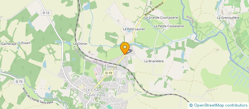 localisation de l'entreprise MADAME ELODIE ZERROUK  LE CHAMP-SAINT-PERE