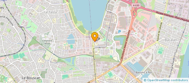 localisation de l'entreprise MADAME ELODY ADJEI OWUSU  BORDEAUX