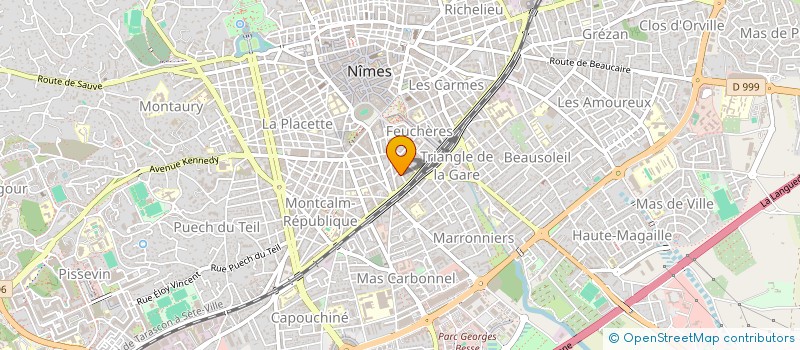 localisation de l'entreprise MADAME ELODY BENITO  NIMES