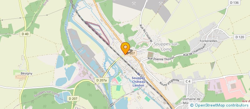 localisation de l'entreprise MADAME ELODY COCORDAN  SOUPPES-SUR-LOING