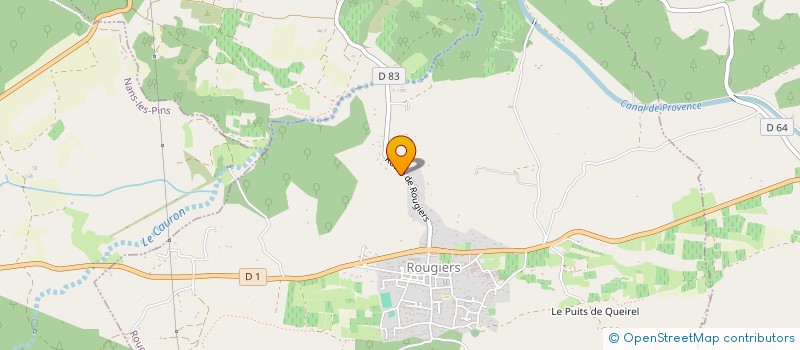 localisation de l'entreprise MADAME ELODY ESCANEZ  ROUGIERS